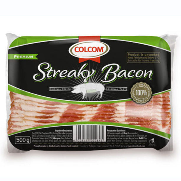 Colcom Streaky Bacon - 250g